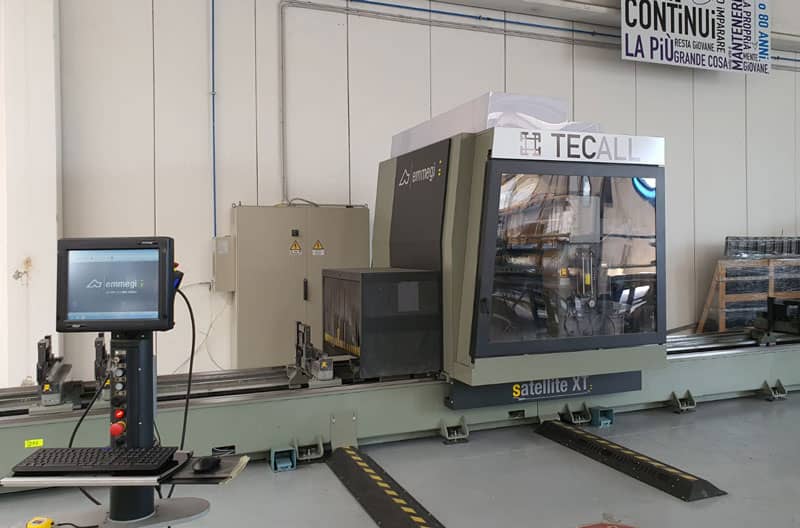 Capacità produttiva - Tecall - Officina lavorazione alluminio
